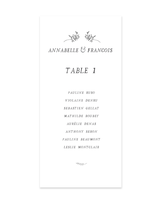 Plan de table • Brindille – Image 3