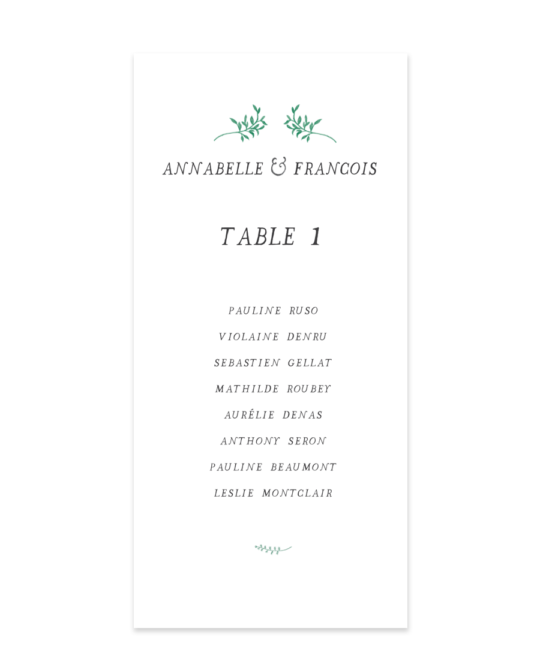 Plan de table • Brindille – Image 2