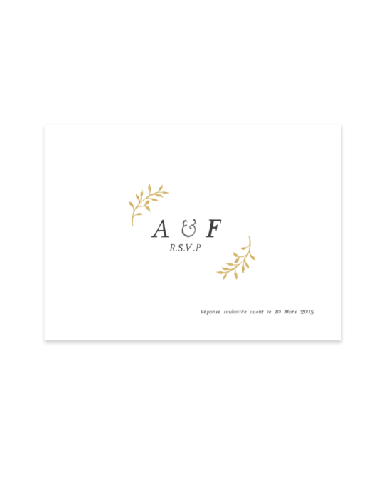 Carte RSVP • Brindille – Image 2