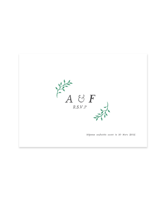Carte RSVP • Brindille – Image 5
