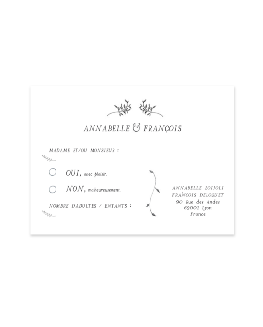 Carte RSVP • Brindille – Image 9