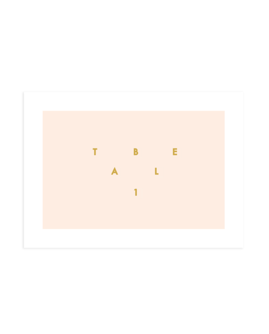 Nom de table • Riviera