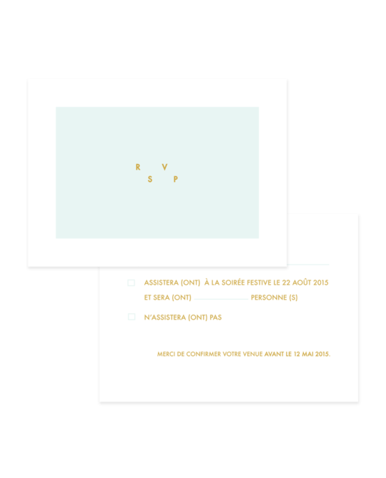 Carte RSVP • Riviera – Image 4