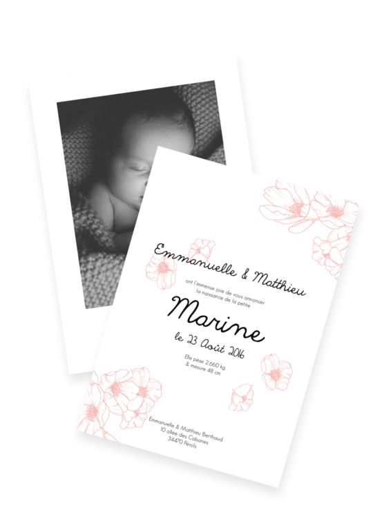 Faire Part Naissance • Cerise