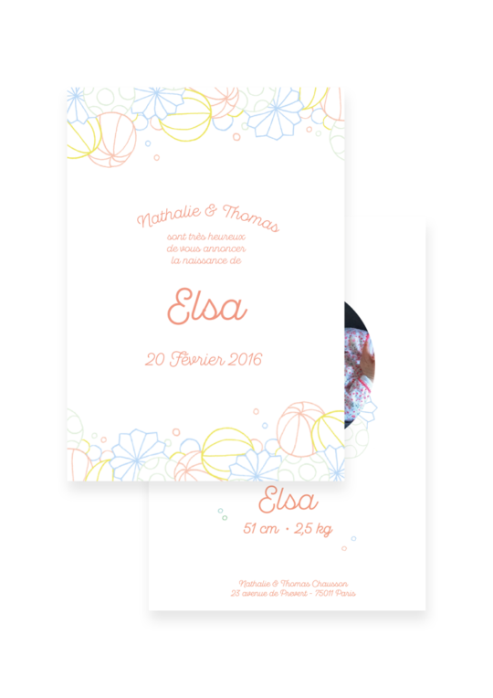 Faire Part Naissance • Bulles – Image 5