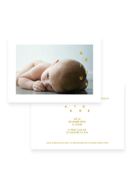 Faire Part Naissance • Riviera – Image 2
