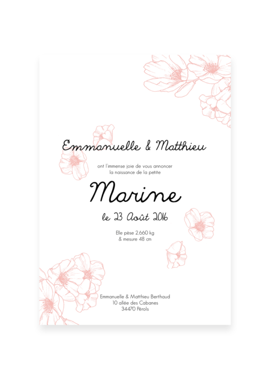 Faire Part Naissance • Cerise – Image 2