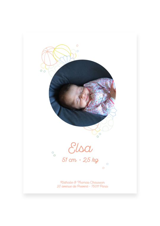 Faire Part Naissance • Bulles – Image 7