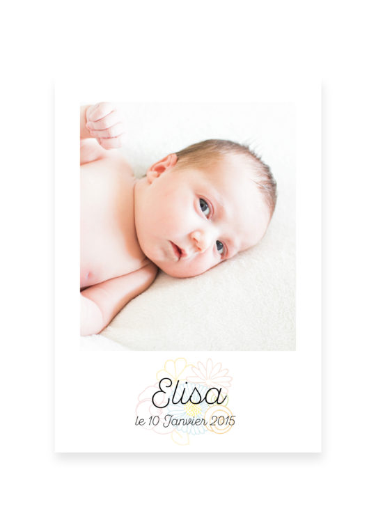 Faire Part Naissance • Printemps – Image 4