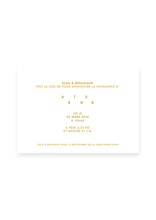 Faire Part Naissance • Riviera – Image 4