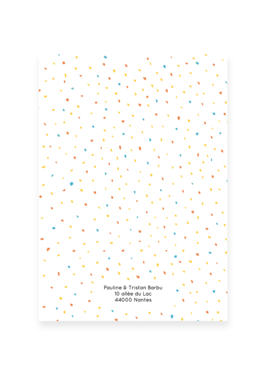 Faire Part Naissance • Confettis – Image 4