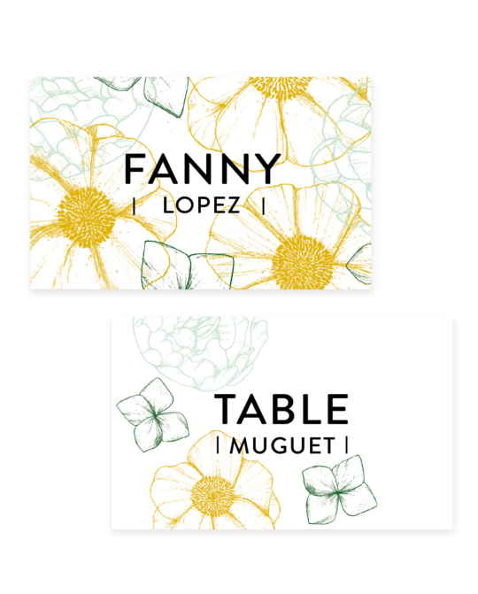 Carte de placement • Fragrance