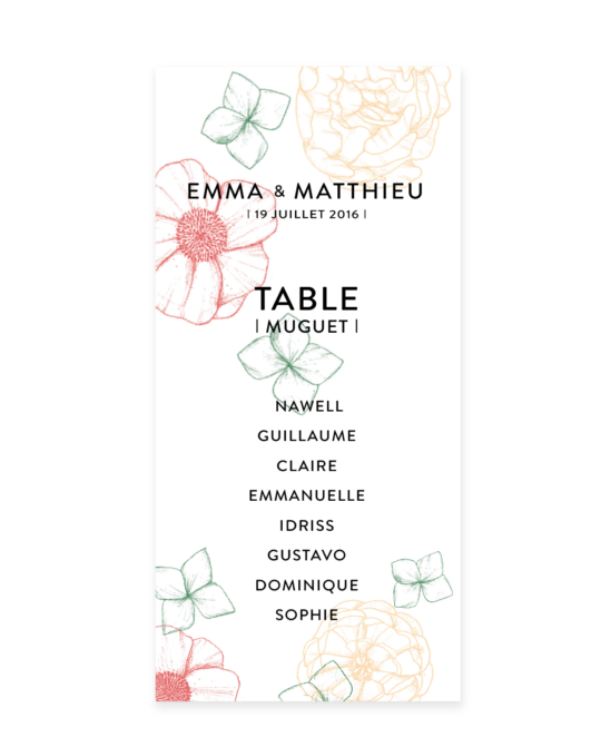 Plan de table • Fragrance – Image 2