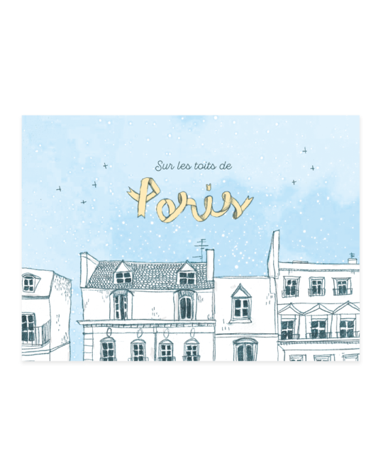 Carte & Affiche • Sur les toits de Paris – Image 2