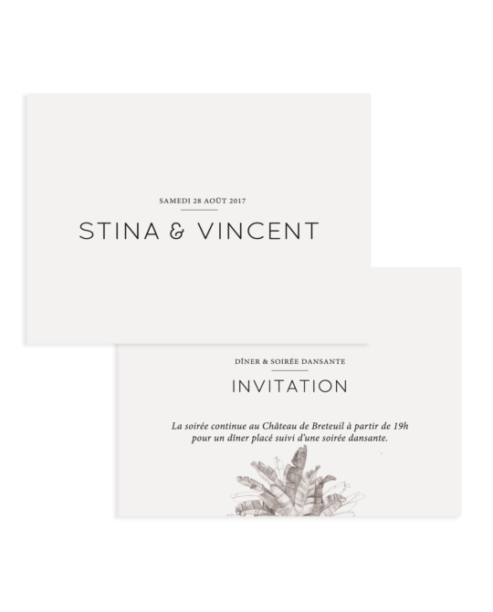 Invitation • Palmeraie