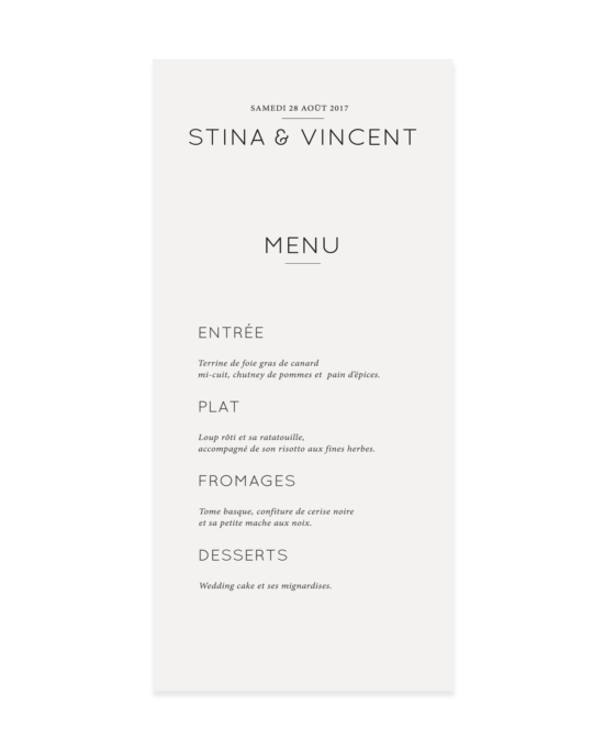 Menu • Palmeraie – Image 2