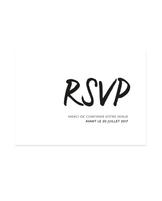 Carte RSVP • Gold Line – Image 2