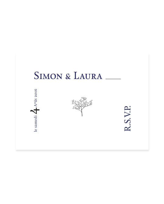 Carte RSVP • Rhapsodie – Image 2