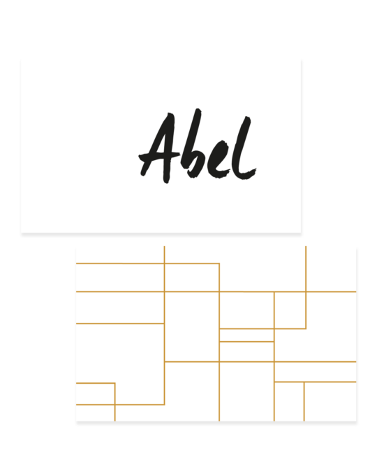 Carte de placement • Gold Line