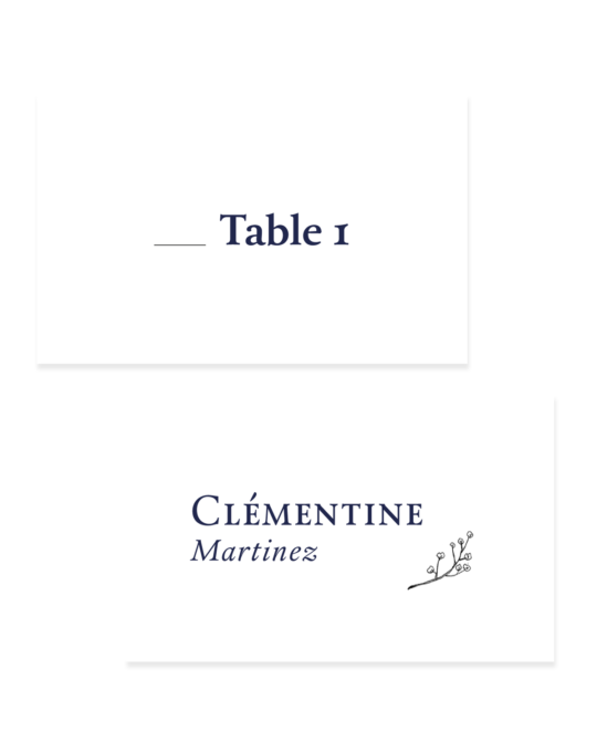 Carte de placement • Rhapsodie