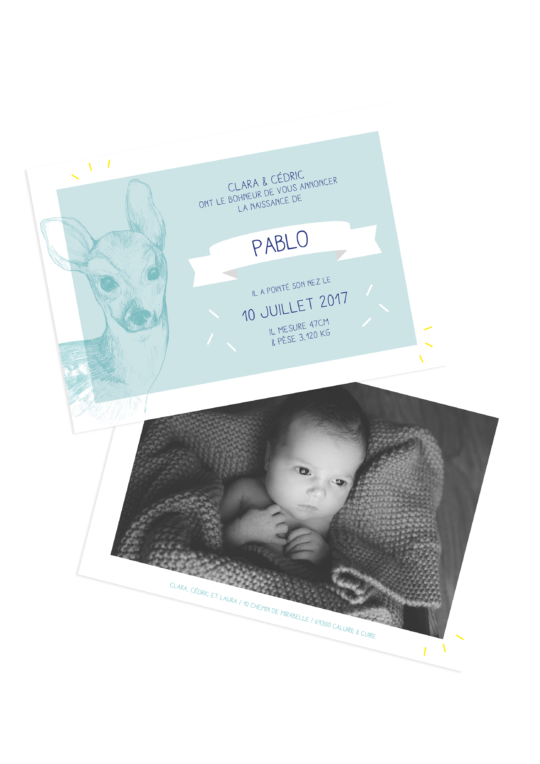 Faire Part Naissance • Little Doe