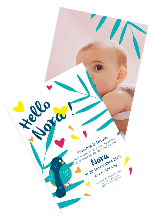 Faire Part Naissance • Jungle