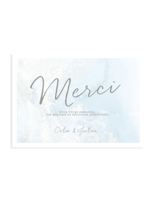 Carte remerciement • Minéral – Image 2