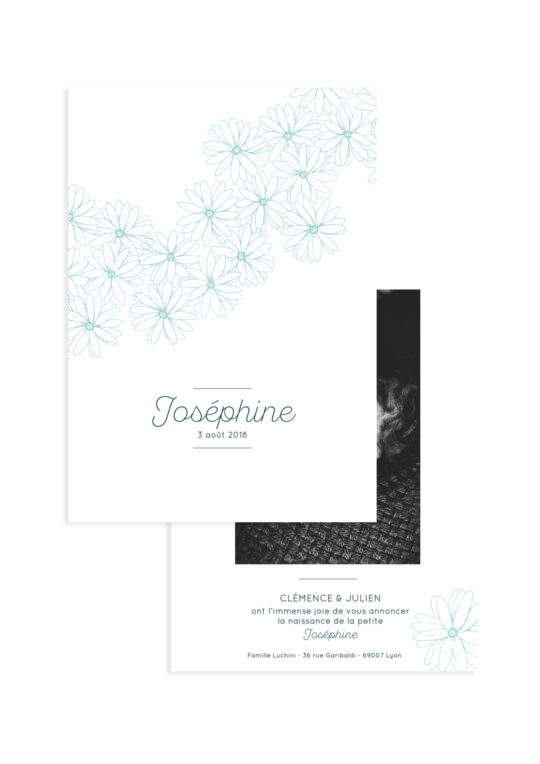 Faire Part Naissance • Marguerite – Image 2
