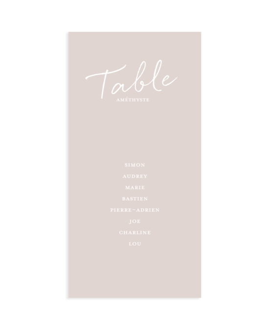 Plan de table • Minéral – Image 3