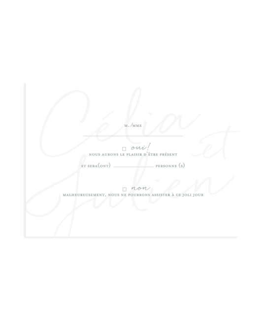 Carte RSVP • Minéral – Image 3