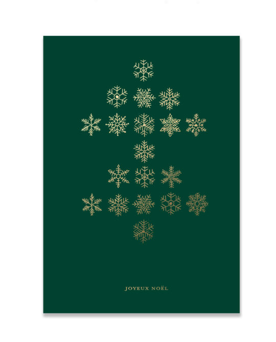 Carte • Flocons Sapin
