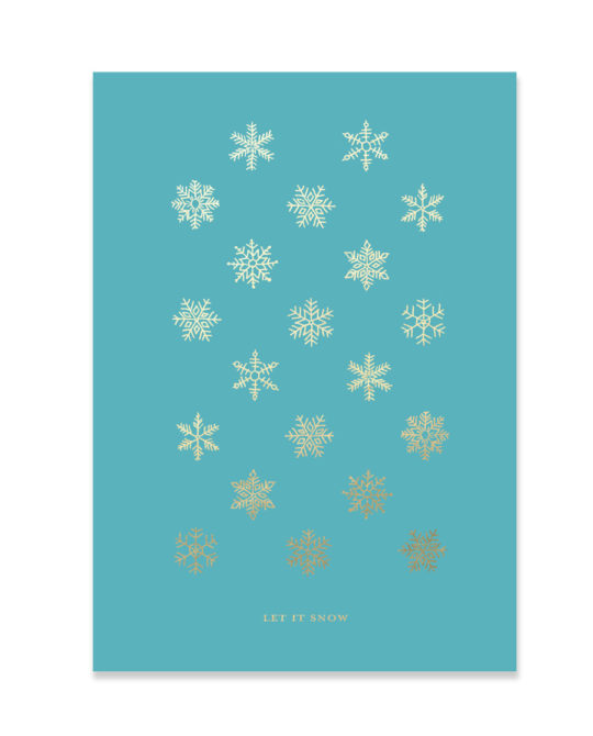 Carte & Affiche • Flocons Snow