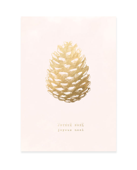 Carte & Affiche • Pomme de pin