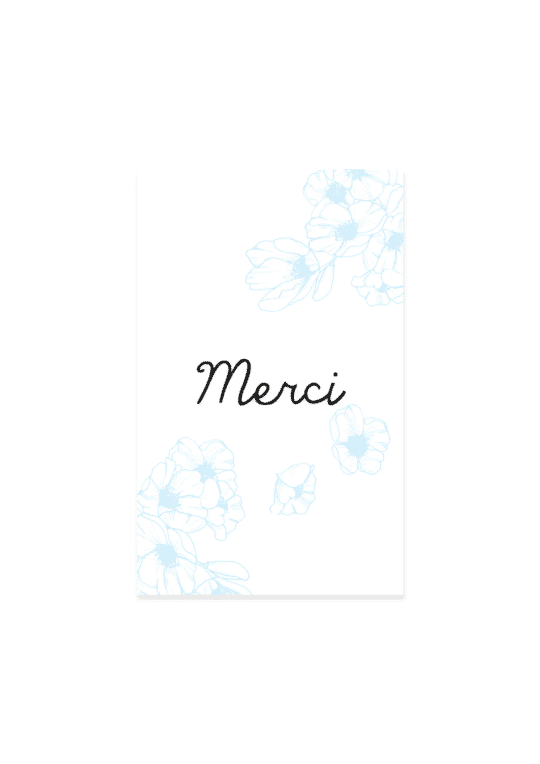 Carte remerciement • Cerise – Image 2