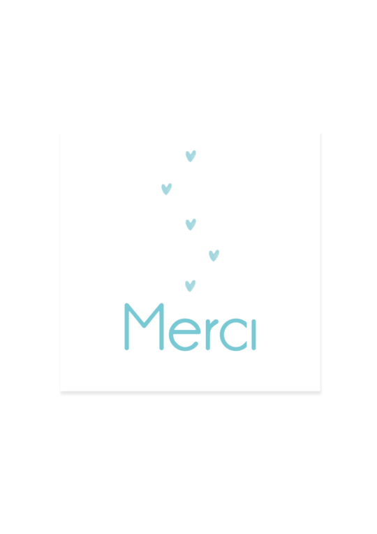 Carte remerciement • Heart – Image 2