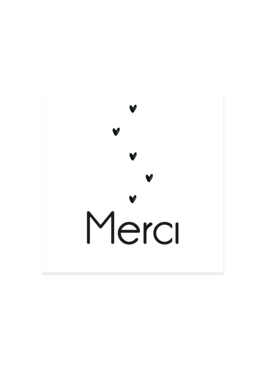 Carte remerciement • Heart – Image 4