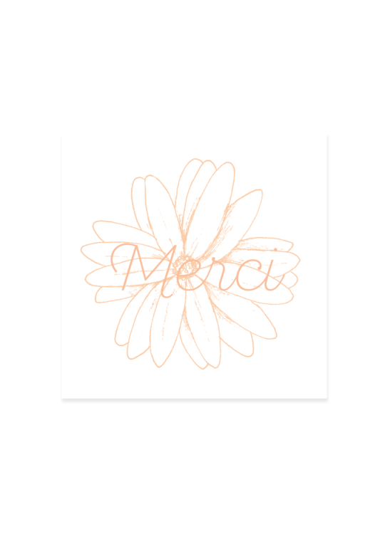 Carte remerciement • Marguerite – Image 3