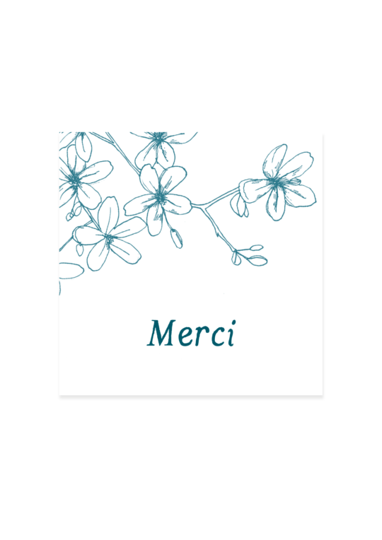 Carte remerciement • Petites Fleurs – Image 2