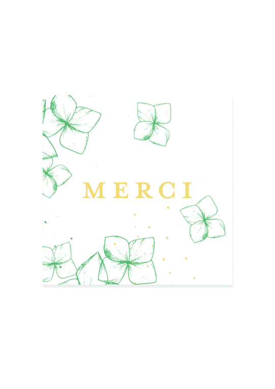 Carte remerciement • Trèfle – Image 2