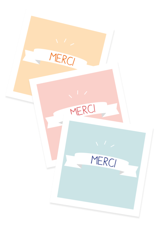 Carte remerciement • Little Doe