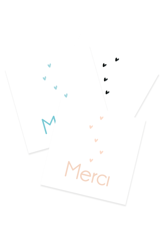 Carte remerciement • Heart