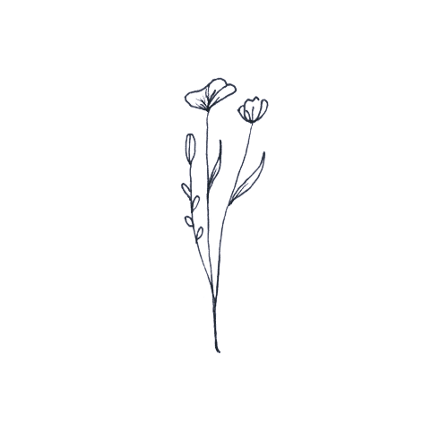 Tampon Fleuri Minimal