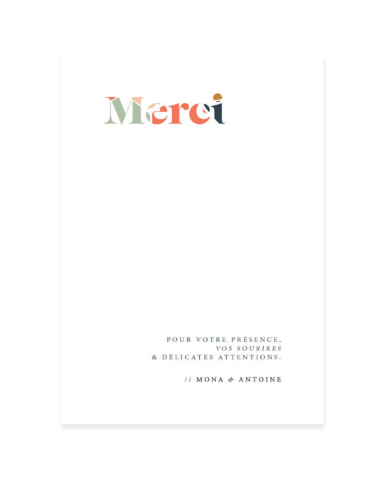 Carte remerciement • Vogue – Image 5