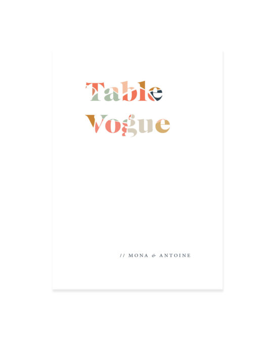 Nom de table • Vogue – Image 2