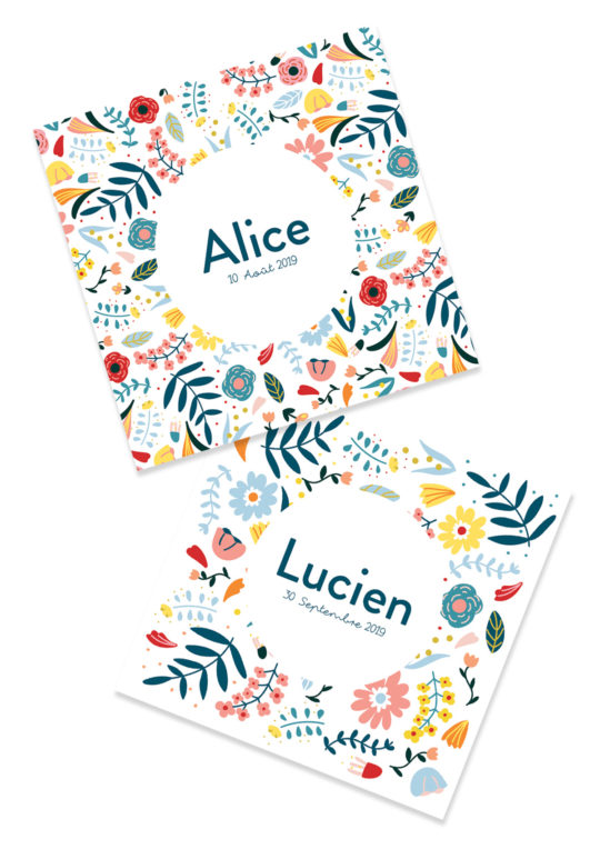 Faire Part Naissance • Liberty