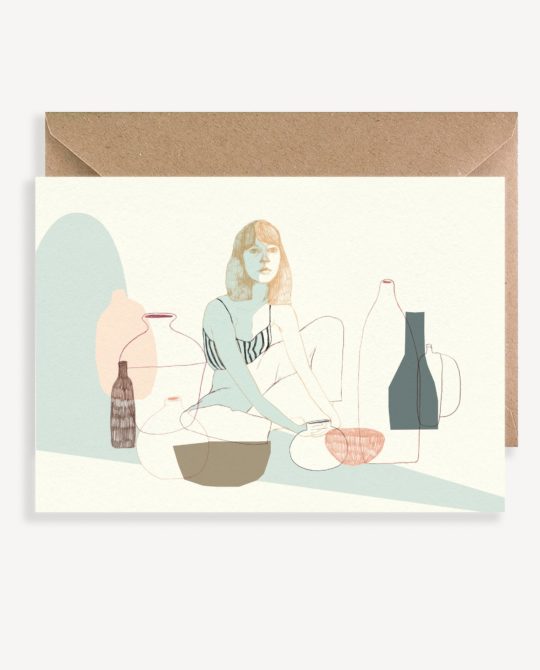 Carte & Affiche • La fille aux Céramiques