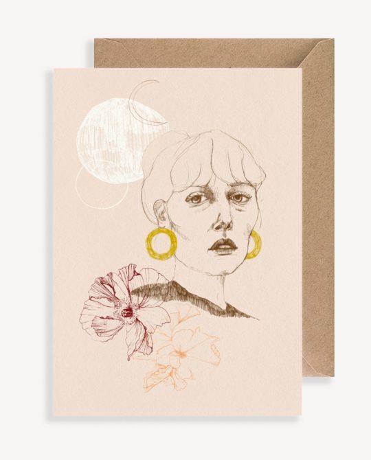 Carte & Affiche • La fille aux Fleurs