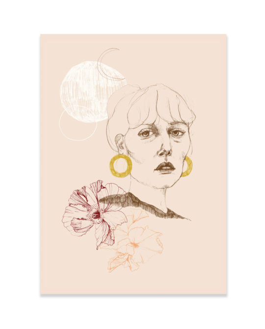 Carte & Affiche • La fille aux Fleurs – Image 2