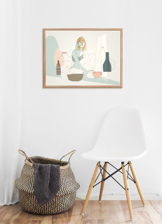 Carte & Affiche • La fille aux Céramiques – Image 2