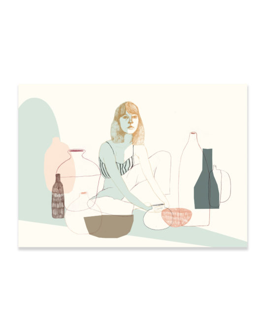Carte & Affiche • La fille aux Céramiques – Image 3